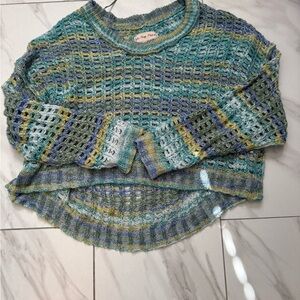 Colorful Knit Women's Sweater